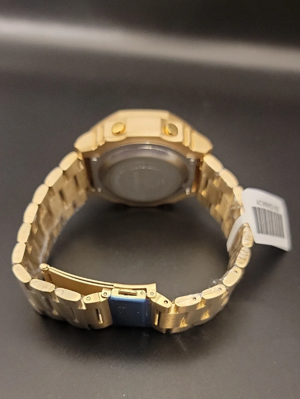 NWT Activa Signal X Invicta Digital Unisex Watch 45.5mm Gold White ACWM423-008